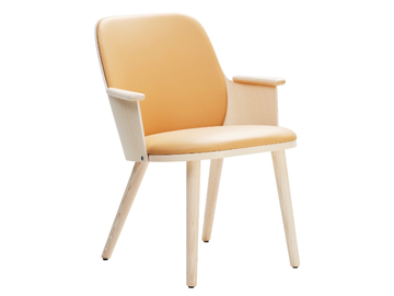 SANDER CONFERENCE - Leather chair with armrests by Karl Andersson - view 2